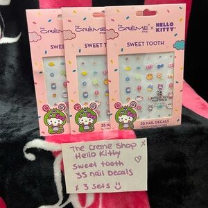 Hello Kitty Pink Nail Decals Set